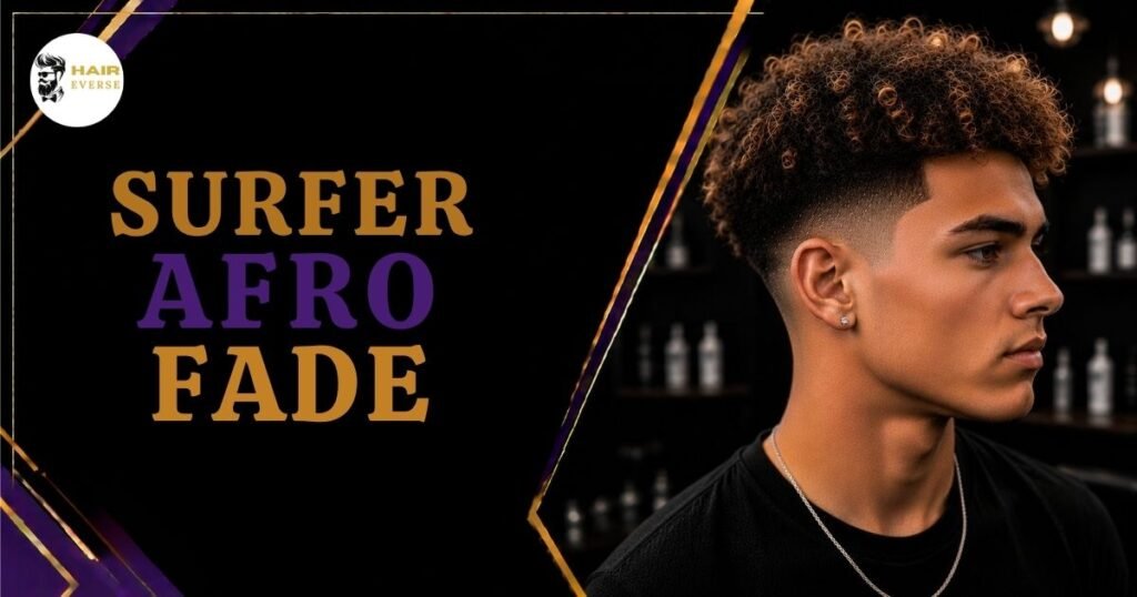 Surfer Afro Fade