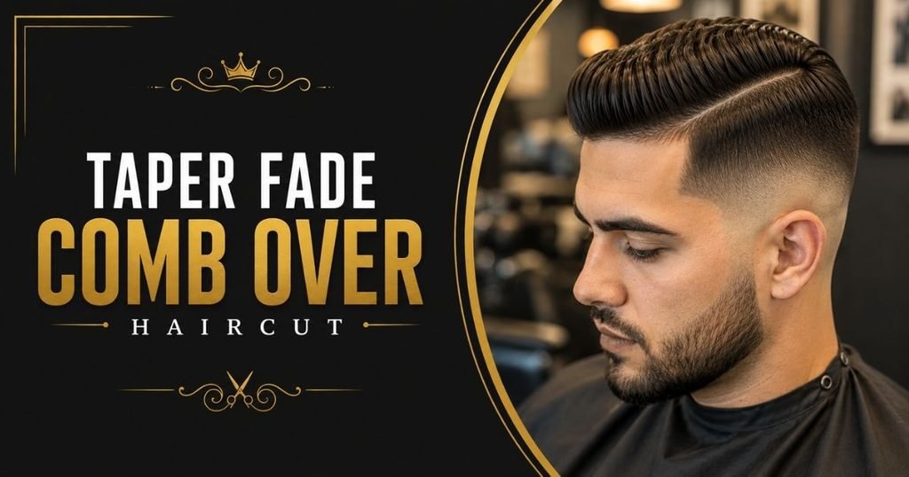 Taper Fade Comb Over Haircut