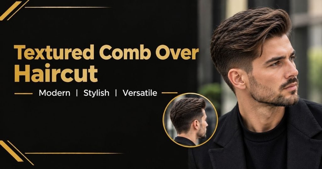 Textured Comb Over Haircut