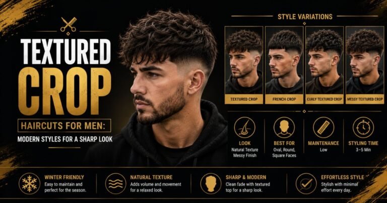 Textured Crop Haircuts for Men