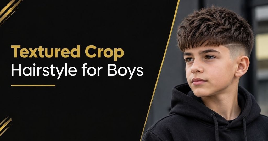 Textured Crop Hairstyle for Boys
