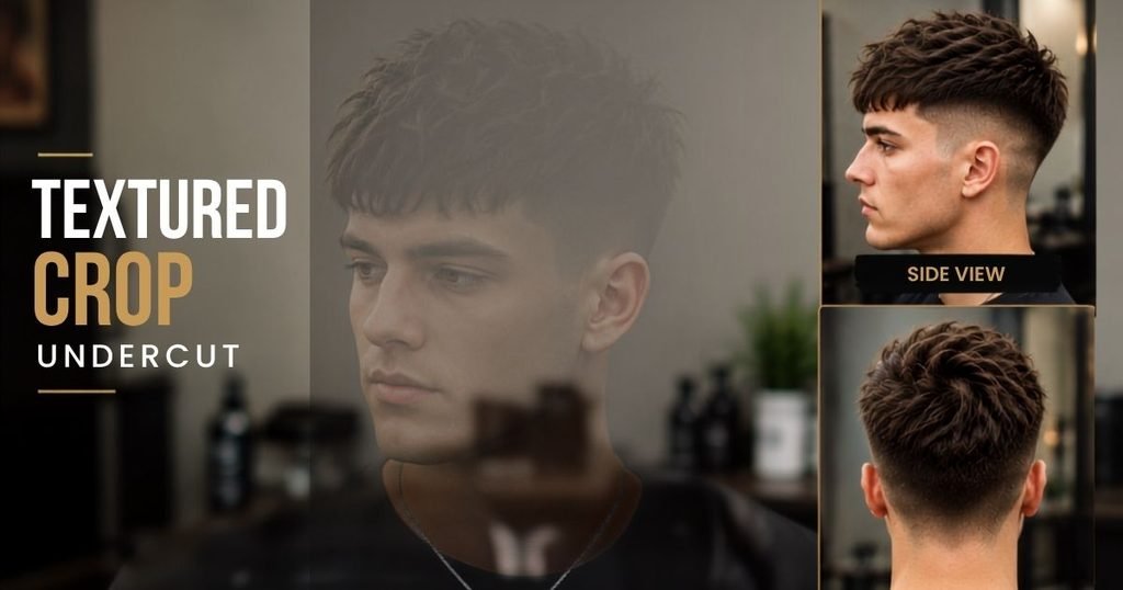 textured crop undercut hairstyle