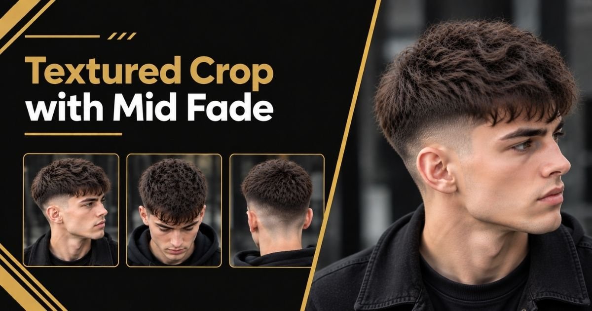 Textured Crop with Mid Fade