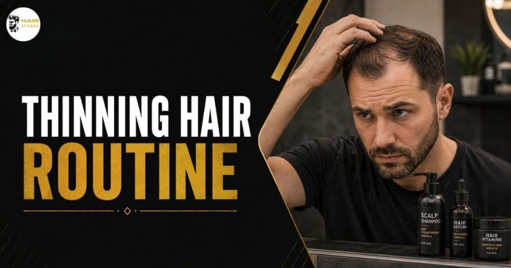 Thinning Hair Routine