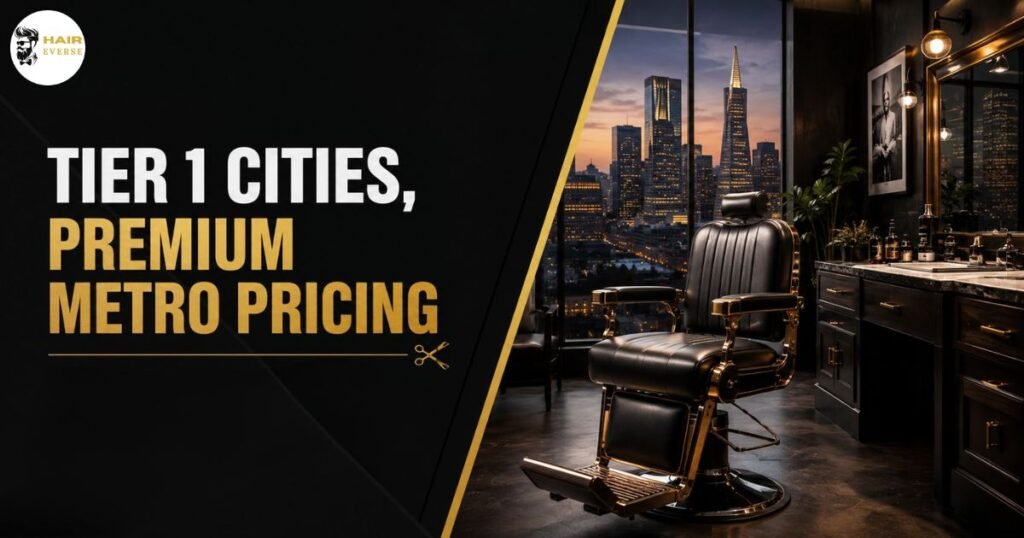 Tier 1 Ctities, Premium Metro Men's Haircut Prices