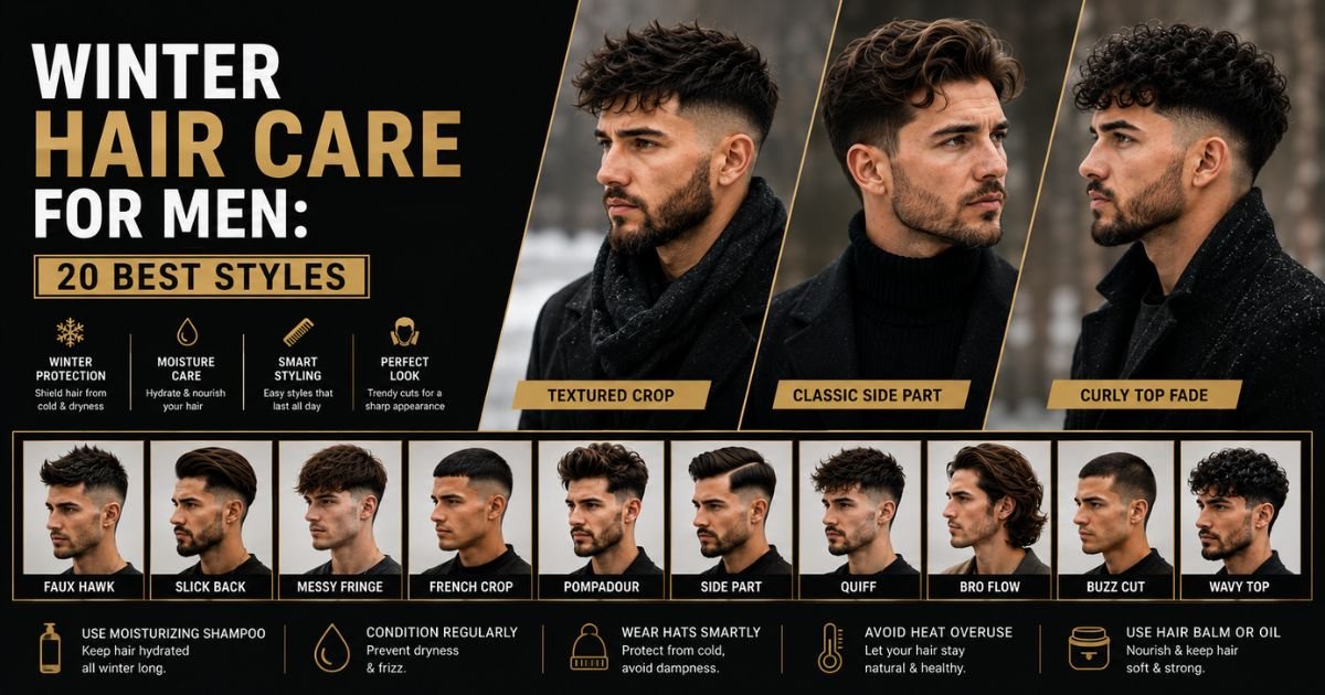 WINTER HAIR CARE FOR MEN