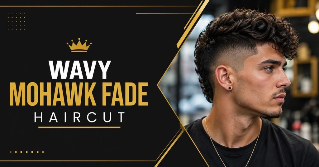 Wavy Mohawk Fade Haircut