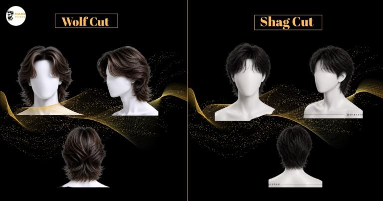 Wolf cut vs Shag cut