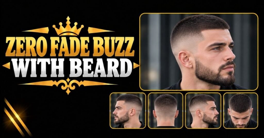 Zero Fade Buzz with Beard