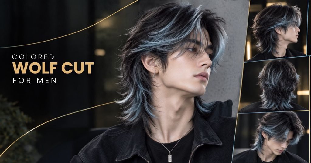 colored wolf cut men