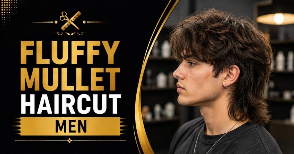 Fluffy Hairstyles for Men Mullet