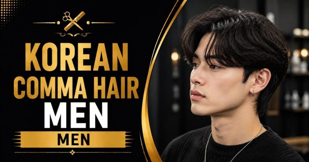 Korean Hairstyle for Men Comma Hair