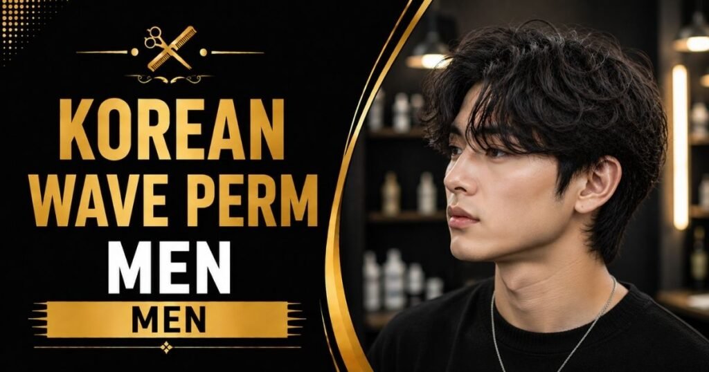 Korean Hairstyle for Men Wave Perm