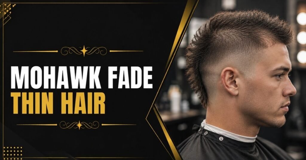 mohawk fade thin hair