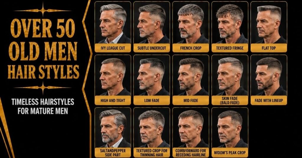 some haircuts for older men
