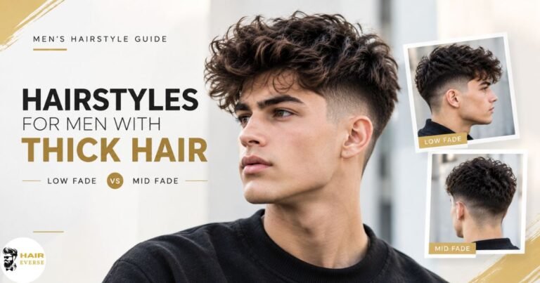 Hairstyles for men with thick hair