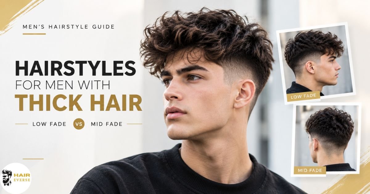 Hairstyles for men with thick hair