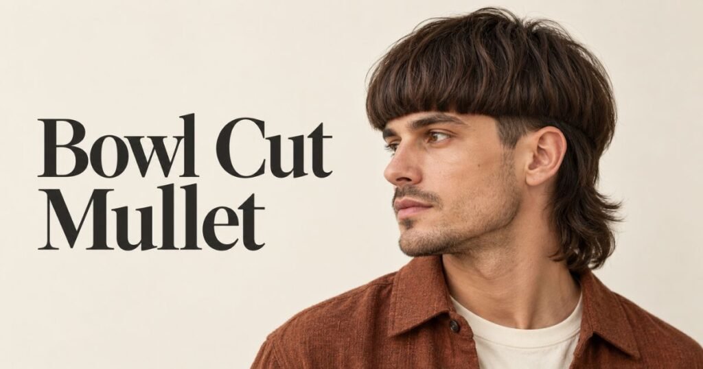 Bowl Cut Mullet