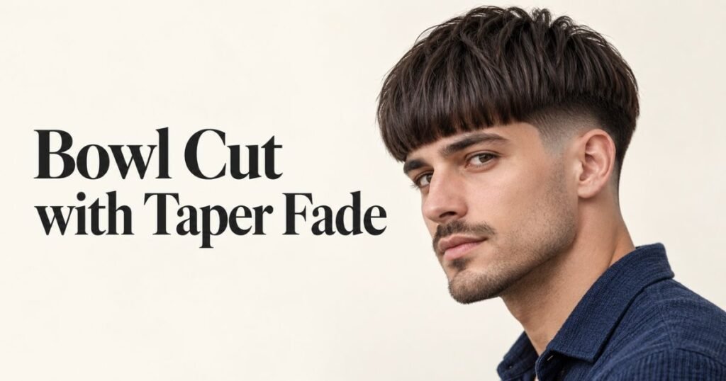 Bowl Cut with Taper Fade