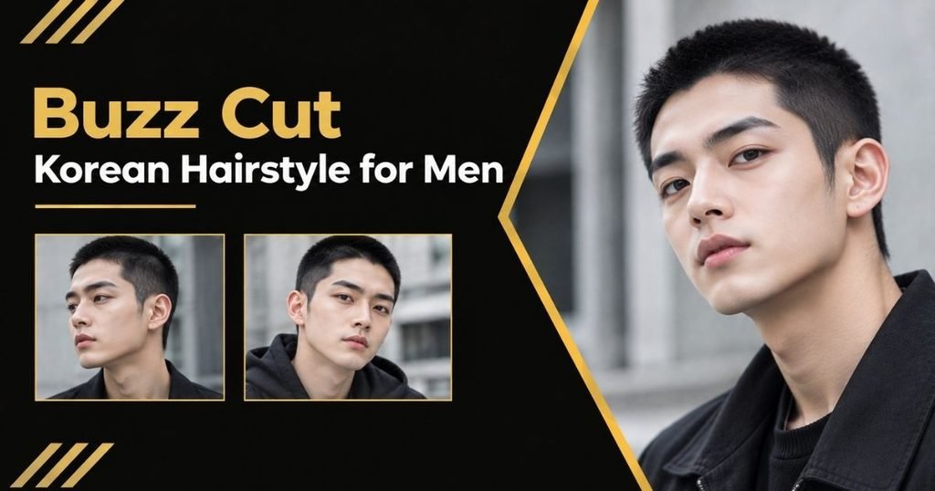 Buzz Cut Korean Hairstyle for Men