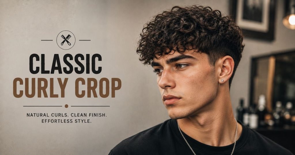 classic curly crop men