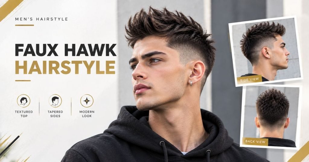 Faux Hawk Hairstyle