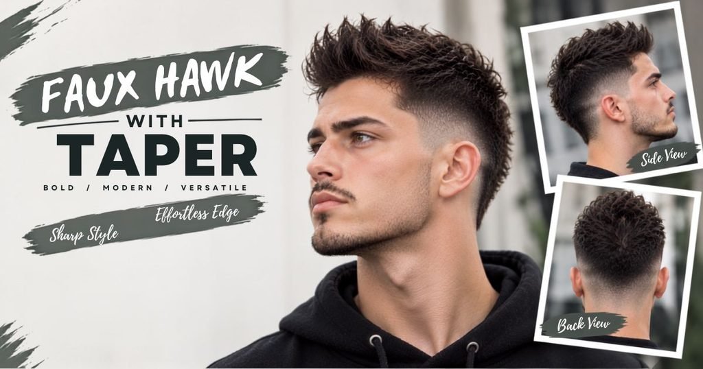 Faux Hawk with Taper