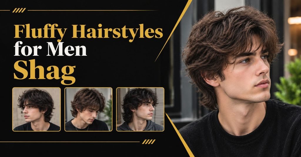 Fluffy Hairstyles for Men Shag