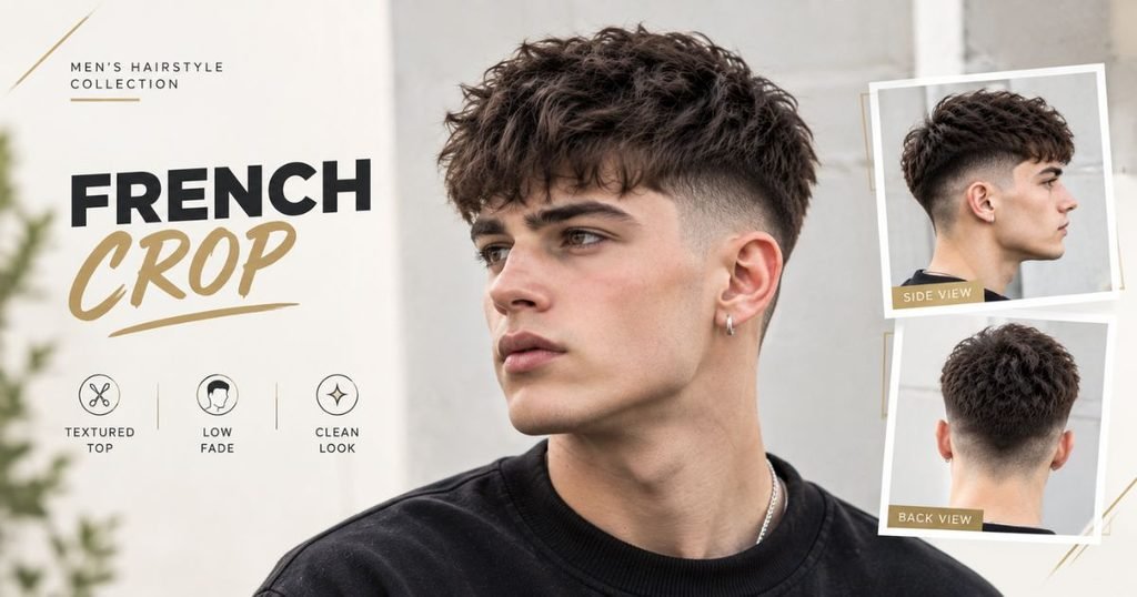 French Crop Hairstyle