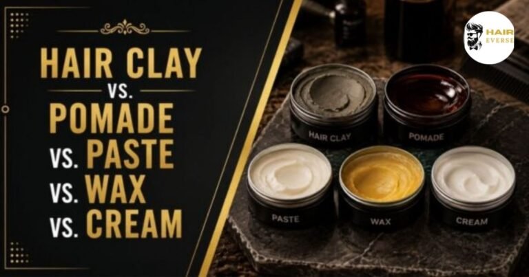 Hair Clay vs Pomade vs Paste vs Wax vs Cream