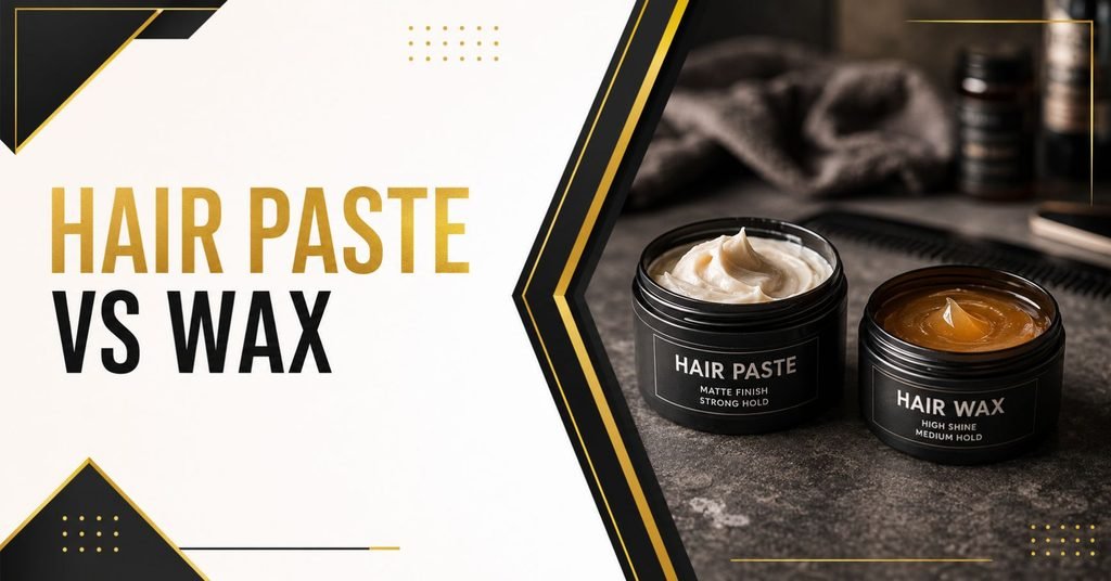 Hair paste vs Wax