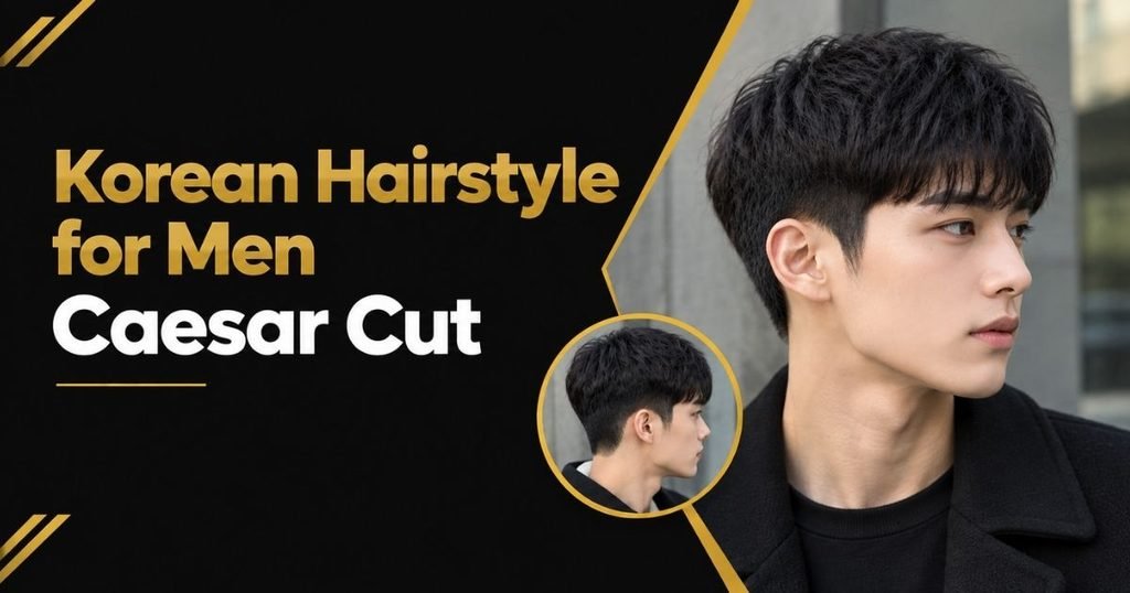 Korean Hairstyle for Men Caesar Cut