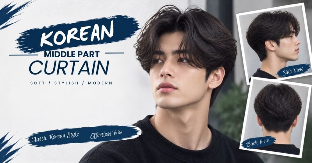 Korean Middle Part Curtain