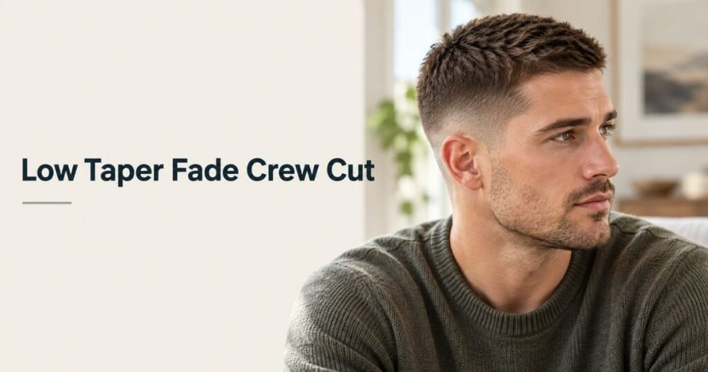 Low Taper Fade Crew Cut
