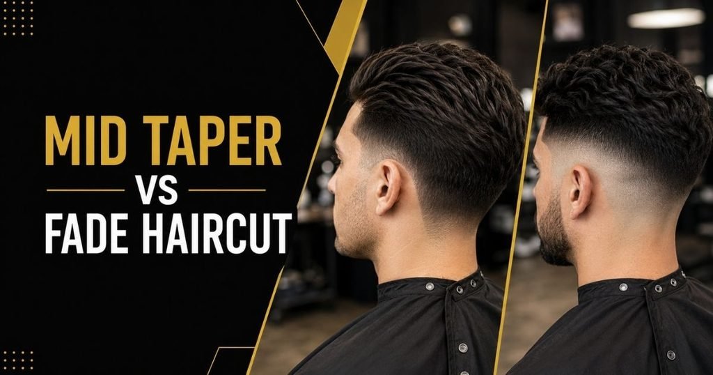 Mid Taper vs Fade Haircut
