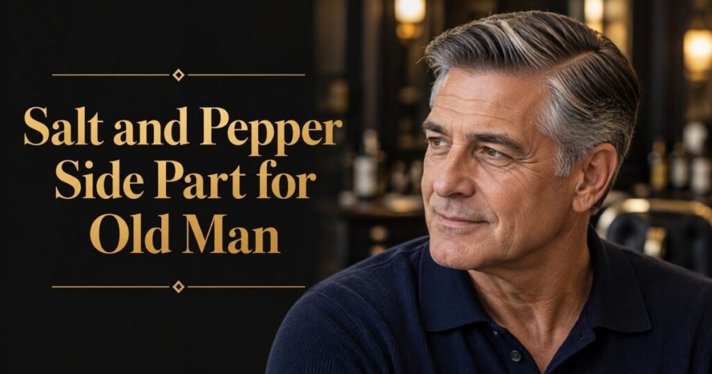 Salt and Pepper Side Part for old man