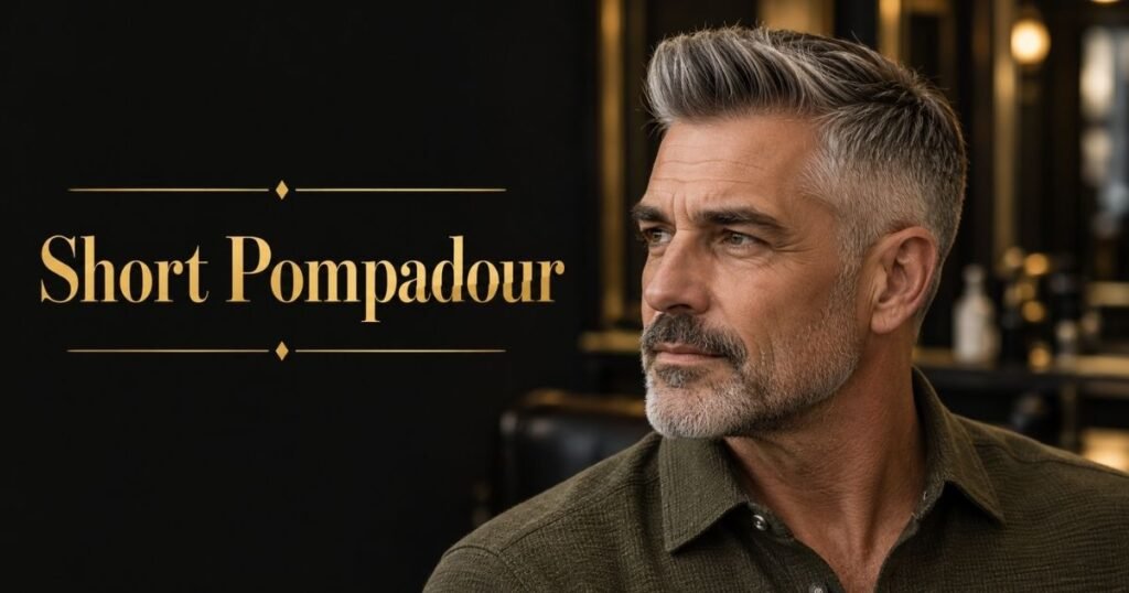 Short Pompadour for old man