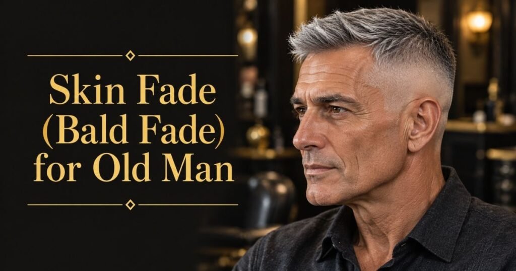 Skin Fade (Bald Fade) for Old Man