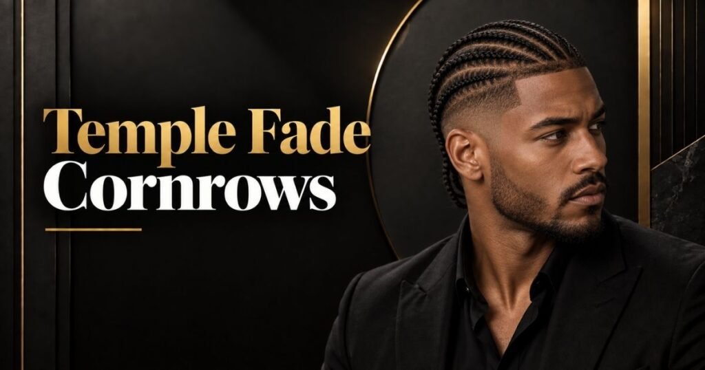 Temple Fade Cornrows