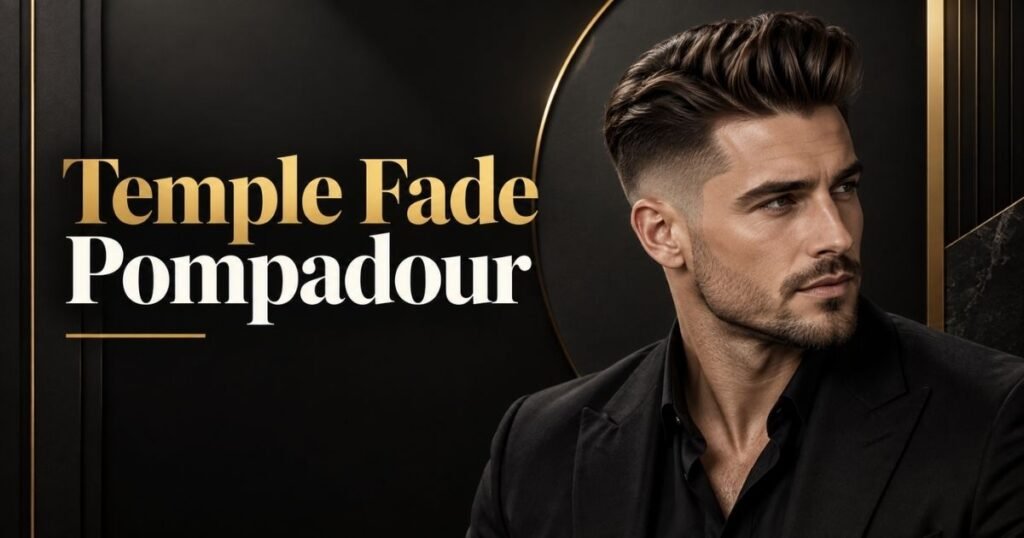 Comb-overs Temple Fade Haircut
Pompadour