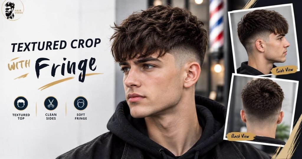 Textured Fringe Undercut