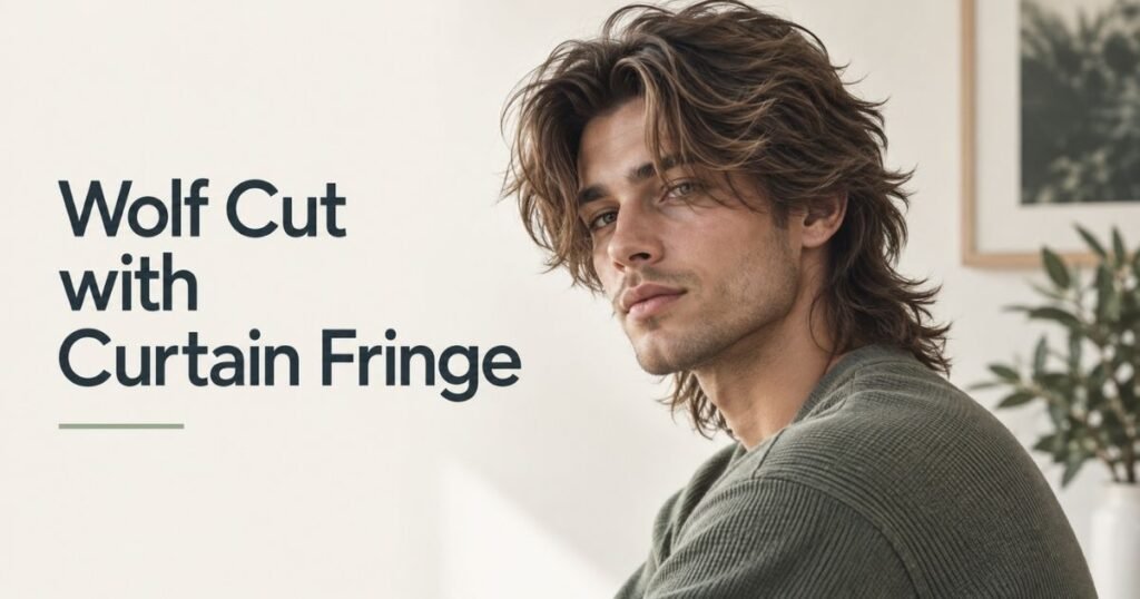 Wolf Cut with Curtain Fringe