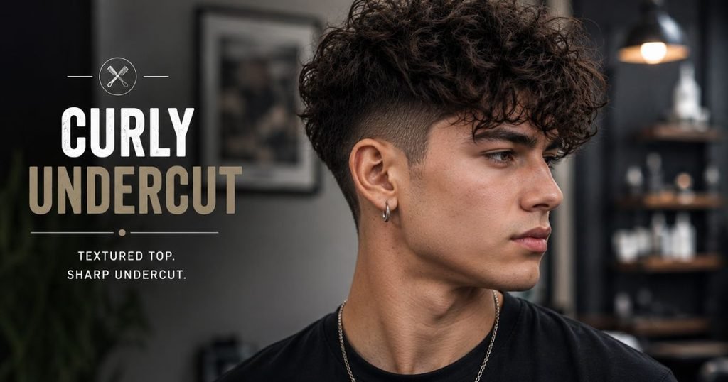 curly undercut hairstyle
