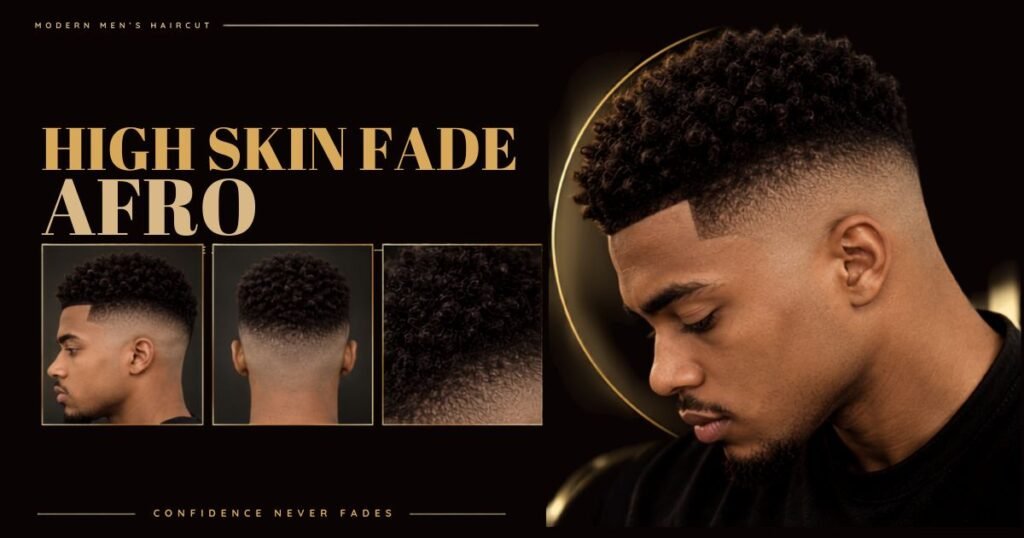 high skin fade afro hair
