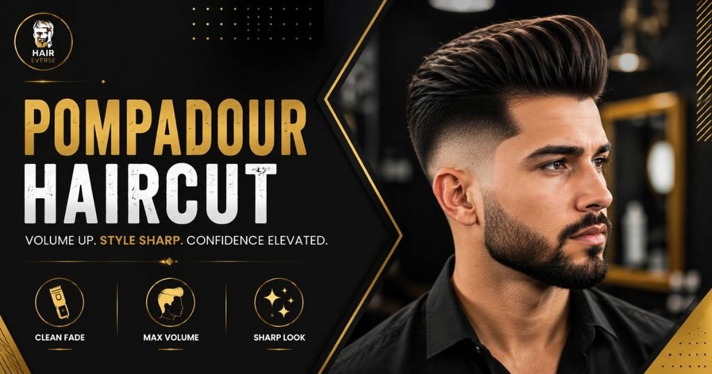 pompadour haircut men